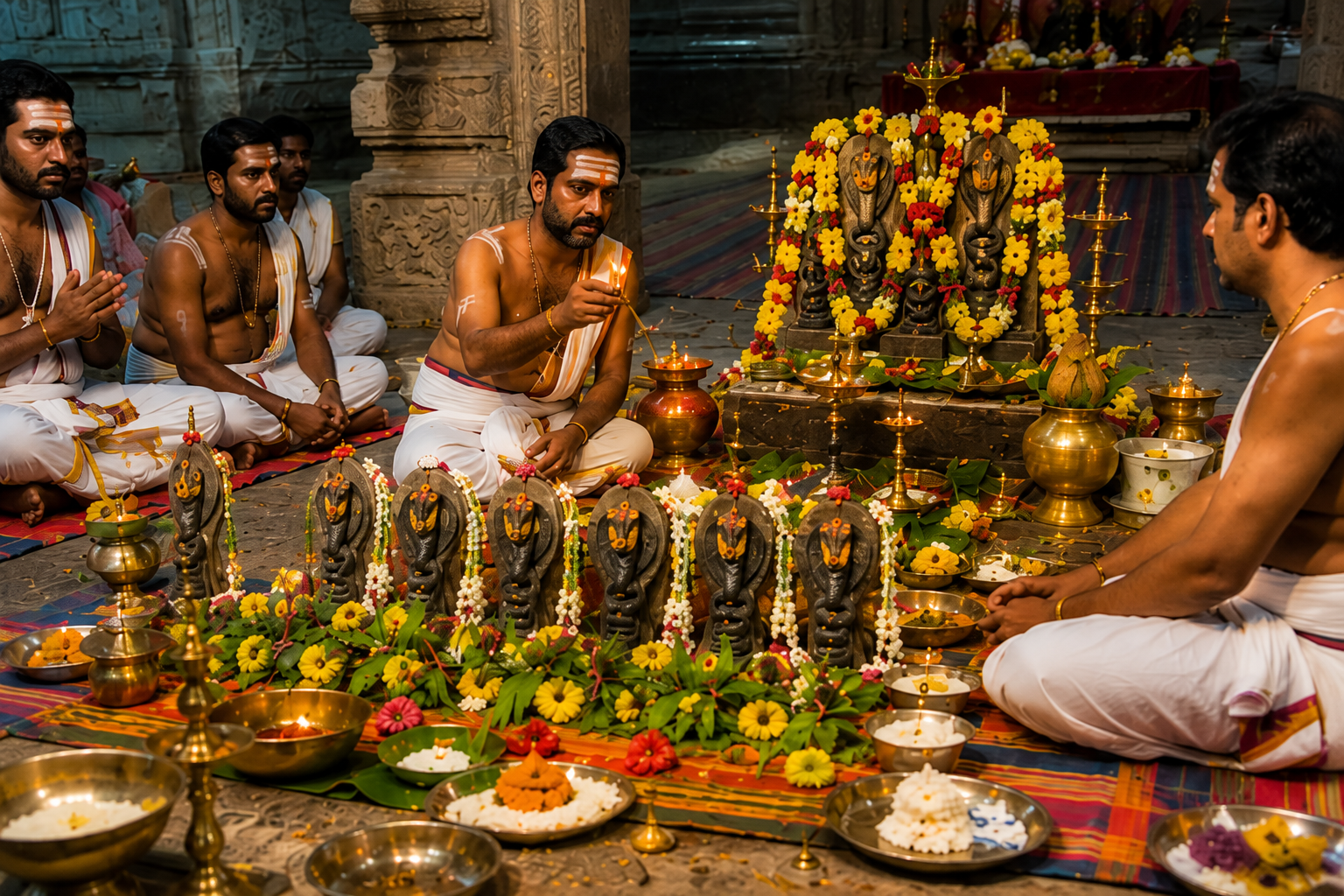 Sarpa Shanthi Pooja Sankalpam ceremony