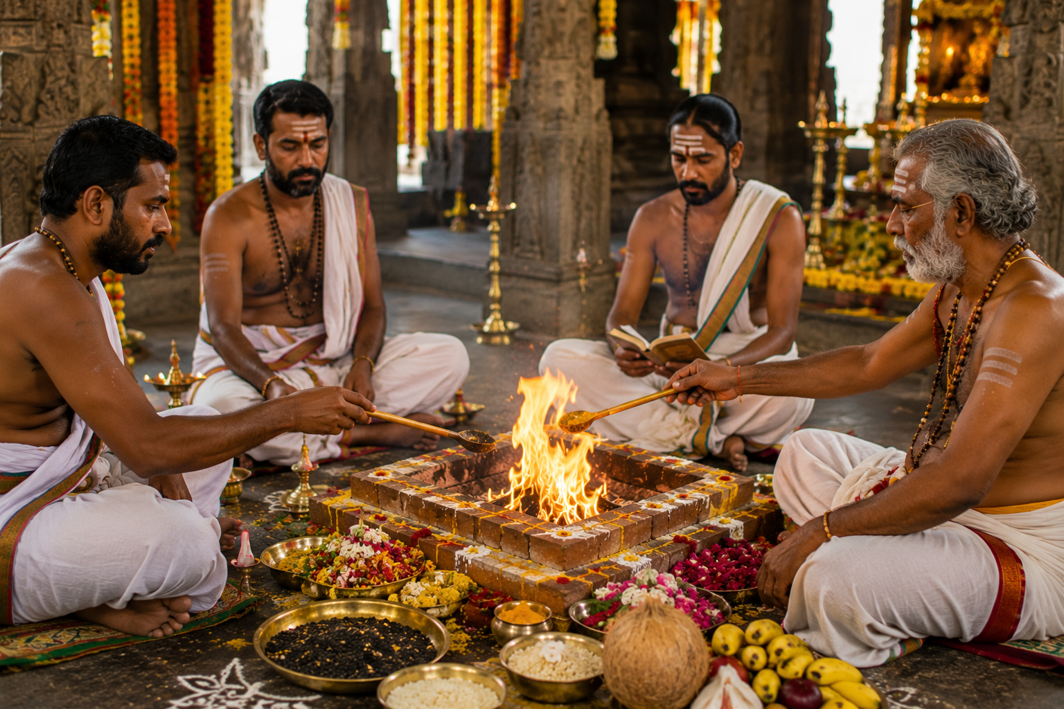 Thila Homam ritual at Rameswaram